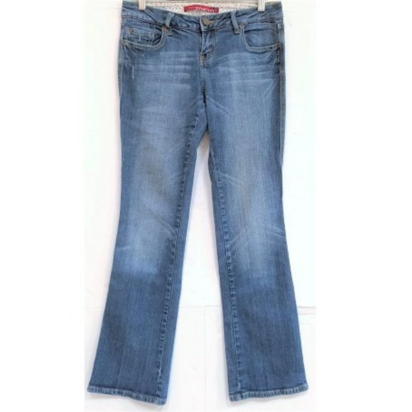 Tokyo Medium Wash Slight Flare Jeans - Picture 1 of 7